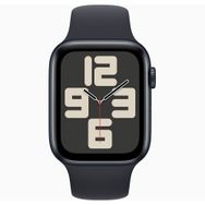 Apple Watch SE 2023 44 mm Gece Yarısı Alüminyum Kasa Spor Kordon Akıllı Saat