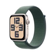 Apple Watch SE 2024 GPS 44 mm Yıldız Işığı Alüminyum Kasa Göl Yeşili Spor Loop Akıllı Saat