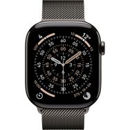 Apple Watch Series 11 GPS+Cellular 42 mm Titanyum Kasa Arduvaz Milano Loop Kordon Akıllı Saat