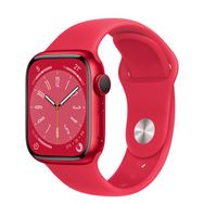 Apple Watch Series 8 Alüminyum Kasa 41 mm Kırmızı Spor Kordon Akıllı Saat Yenilenmiş