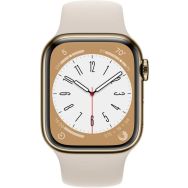 Apple Watch Series 8 GPS + Cellular 41 mm Paslanmaz Çelik Kasa Akıllı Saat