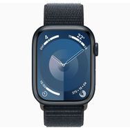 Apple Watch Series 9 41 mm Gps + Cellular Gece Yarısı Alüminyum Kasa Spor Loop Akıllı Saat