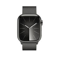 Apple Watch Series 9 41 mm Gps + Cellular Grafit Paslanmaz Çelik Kasa Milano Loop Akıllı Saat
