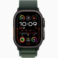Apple Watch Ultra 2 GPS + Cellular 49 mm Siyah Titanyum Kasa Koyu Yeşil Alpine Loop Akıllı Saat