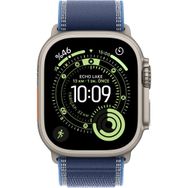 Apple Watch Ultra 3 GPS + Cellular 49 mm Natürel Titanyum Kasa Mavi-Parlak Mavi Trail Loop Kordon Akıllı Saat