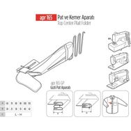 Apr Apere Apr 165-C 85 mmx32 mm Çift İğne Pat ve Kemer Aparatı