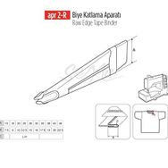 Apr Apere Apr 2-R 40 mmx20 mm Lastikli Biye Katlama Aparatı