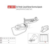 Apr Apere Apr 300-D 130 mm Tül Perde Çarşaf Kenar Aparatı