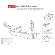 Apr Apere Apr 32-O 25 mmx12 mm Overlok Fitilli Arabiye Aparatı