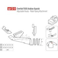 Apr Apere Apr 32-O 30 mmx15 mm Overlok Fitilli Arabiye Aparatı
