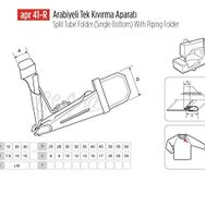 Apr Apere Apr 41-R 25 mmx12 mm Arabiye Tek Kıvırma Aparatı