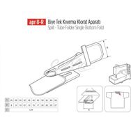 Apr Apere Apr 8-R 40 mmx15 mm Biye Tek Kıvırma Klorat (Etek) Aparatı