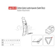 Apr Apere Apr 81-0 10 mm Üstten Gelen Sabit Lastik Aparatı