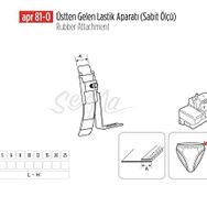 Apr Apere Apr 81-0 5 mm Üstten Gelen Sabit Lastik Aparatı