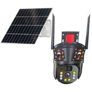 Apronx APX-WSP348 6 MP 3.6 mm 4G 49 LED Wi-Fi PTZ Solar Çift Kamera