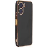 Apsuwa Vivo Y16 Bark Parlak Kenarlı Silikon Siyah Kılıf
