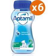 Aptamil 2 6x200 ml Sıvı Devam Sütü