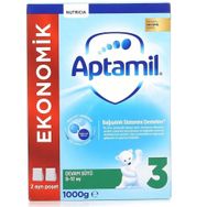 Aptamil 3 1000 gr 9-12 Ay Bebek Devam Sütü