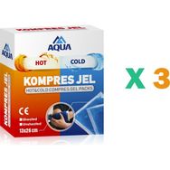 Aqua 13 x 27 Kılıflı 3 Adet Kompres Jel