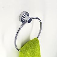 Aqua Bagno Zero Parlak Krom Yuvarlak Havluluk