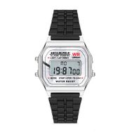 Aqua Di Polo 1987 APWA064401 Gümüş Rengi Retro Mermer Desenli Dijital Unisex Kol Saati