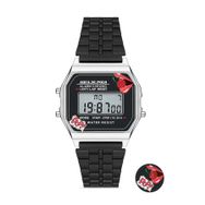 Aqua Di Polo APWA063502 Kadın Siyah Metal Kordonlu Pop Dijital Retro Saat