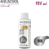 AquaCool 906 Kurşuni 120 ml Metalik Trend Mac Hobi Boyası