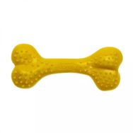 Aquael Comfy Toy Kemik Şeklinde Ananas Aromalı Sarı 16.5 cm Köpek Oyuncağı