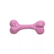 Aquael Comfy Toy Kemik Şeklinde Çilek Aromalı Pembe 12.5 cm Köpek Oyuncağı