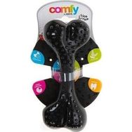 Aquael Comfy Toy Kemik Şeklinde Meyan Kökü Aromalı Siyah 8.5 cm Köpek Oyuncağı