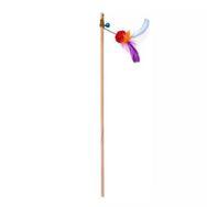Aquael Ecomfy Toy Gaia Rod Ball Tüylü 50 cm Kedi Oltası Oyuncağı