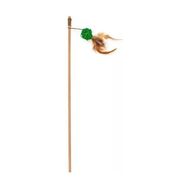 Aquael Ecomfy Toy Gaia Rod Rattan Tüylü 50 cm Kedi Oltası Oyuncağı
