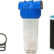 Aquafer 10 İnç 1 inç Blok Karbon Tüp Su Filtresi Su Tatlandırıcı