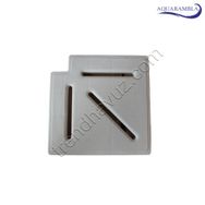 Aquarambla Ekonomik 245 mm Havuz Izgara 90 Derece Köşe Parçası