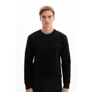 Ar-ma Erkek Bisiklet Yaka Sweatshirt Basic Baskisiz Cepsiz Örme Kumaş Regular Fit%65 Pamuk%35 Polyester 30/2 Karbon Firçali Selanik K26124699601 Siyah-S1