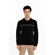 Ar-ma Erkek Bisiklet Yaka Sweatshirt Basic Baskisiz Cepsiz Örme Kumaş Regular Fit%65 Pamuk%35 Polyester 30/2 Karbon Firçali Selanik K30124697702 Siyah-S1