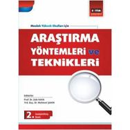ARAŞTIRMA YÖNTEMLERI VE TEKNIKLERI - ZEKI KAYA;MEHMET ŞAHIN