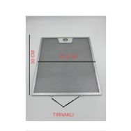 Arçelik 25.3X30 cm Davlumbaz Ankastre Aspiratör Alüminyum Yağ Filtresi