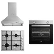 Arçelik 93 ARC P27YI - ARC 705 OMD611 - AFM 130 I Gri 3'lü Ankastre Set