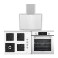 Arçelik AFC 340 B - OCD K 651 DWYB - 606-2 B Beyaz 3'lü Ankastre Set