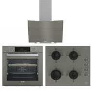 Arçelik AFC 361 G - OCD T 601 EG - 14 YEG Gri 3'lü Ankastre Set
