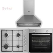 Arçelik AFM 130 I - 611 EI - P 27 YI Inox 3'lü Ankastre Set