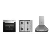 Arçelik AFM 130 I - OMD D 611 EI - P 27 YI Inox 3'lü Ankastre Set