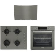 Arçelik Grion AFC340G - OCDT601EG - 14YEG Gri 3'lü Ankastre Set