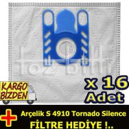 Arçelik S 4910 Tornado Silence Toz Süpürge Torbası
