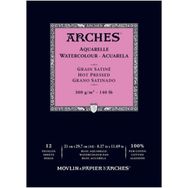 Arches Düz Doku 300 gr A4 12 Yaprak Sulu Boya Defteri