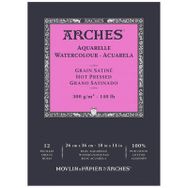 Arches Hot Press Natural White 300 gr 26x36 cm Sulu Boya Defteri