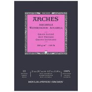 Arches Hot Press Natural White 300 gr A4 12 Sayfa Sulu Boya Defteri