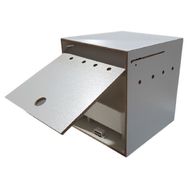 Ardeppo Muhabbet Kuş Yuvası Kızaklı Plastik Ahşap Mdf Yuvalık 21,5 cm x 24 cm x 23 cm Folluk