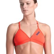Arena 004768300 Team Swim Top Tie Back Solid Pembe Kadın Yüzücü Mayosu